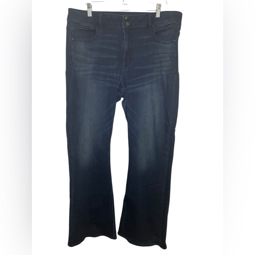 American Eagle Super Super Stretch Hi-Rise Artist Flare Size 18